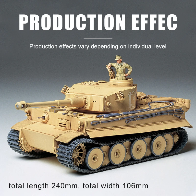 

TAMIYA toys model tank building Model Kit 35227 Tiger Tank Early Production 1/35