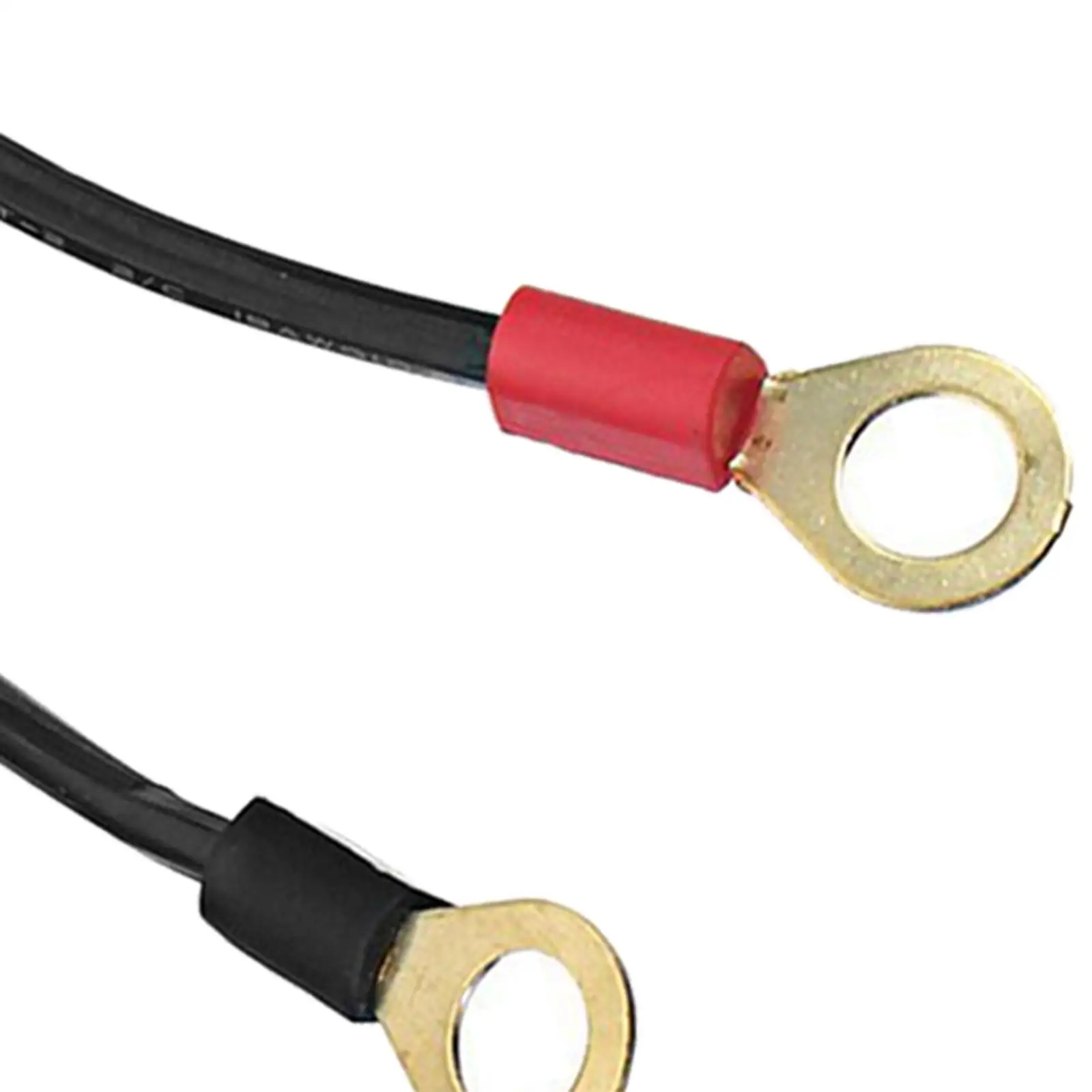 SAE Quick Disconnect Copper Cable with 10A Fuse O Ring Terminal Harness for Motorcycle Battery Charger and Car Trickle Charging
