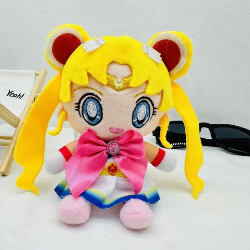 Kawaii Sailor Moon Plush Doll Multi Functional Anime Fans Plush Usagi Tsukino Backpack Zipper Decoration Friend's Birthday Gift