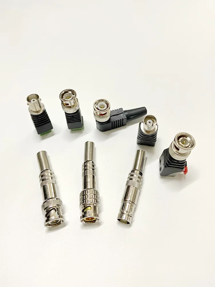 

Welding Free Screw Fixation Tail With Terminal Type Signal Transmission Connector BNC Plug Male And Female Soldered Socket