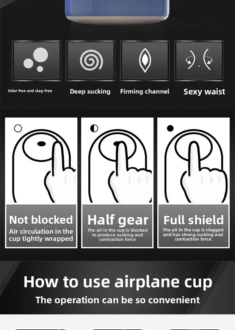 "كأس الاستمناء الذكور الجديد: تصميم الرسوم المتحركة مع قنوات مهبل مزدوجة الفم وشفط هوائي لتعزيز المتعة" آلة الجنس للرجال