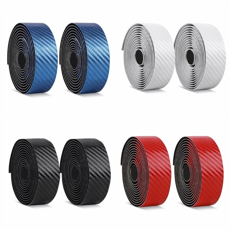 yunyun 2Pcs Comfortable Bikes Handlebars Tape AntiVibration Wrap Nonslip Bicycles Handlebar Tape Wrap Cycling Accessories