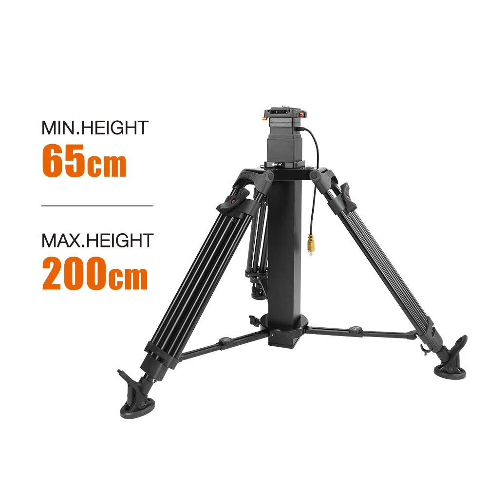 2026 E-IMAGE GAM260S  Motorized Elevation Tripod System with Electric Motor and Remote Controller Max.Payload 30kg for PTZ Camer