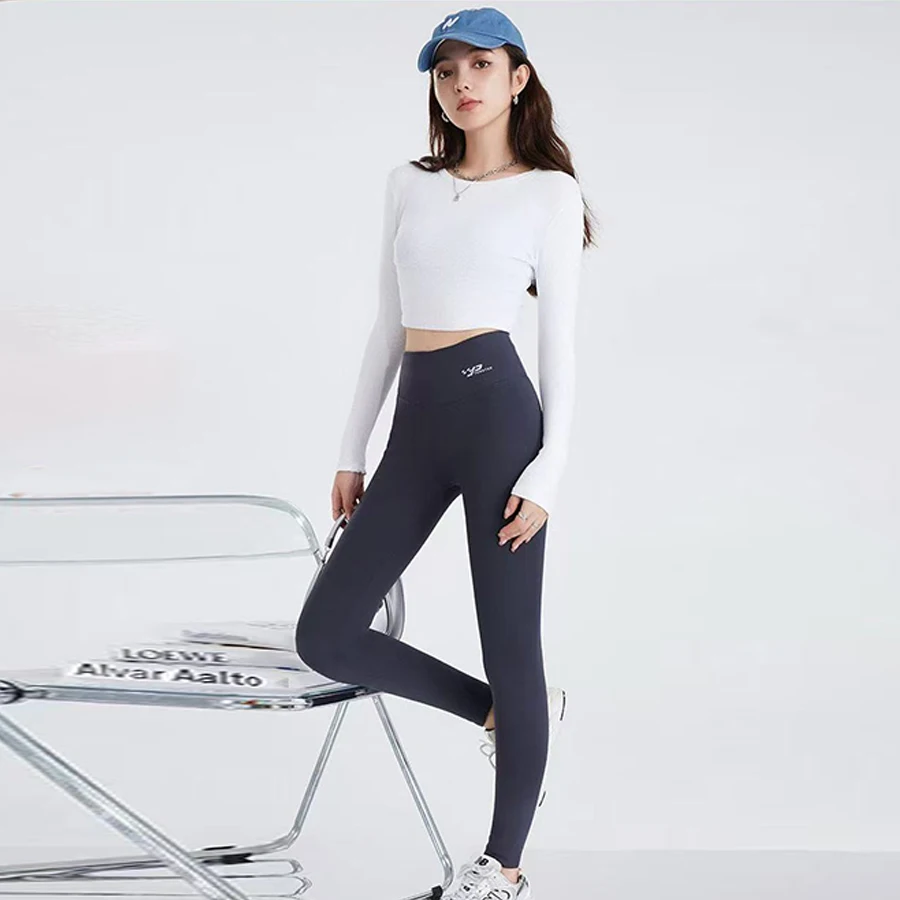 

Double Warmth 550g Lamb Velvet ark Pants Yoga Trousers Women's Outerwear Winter Bot Butt Lifting Casual Print Elastic W...