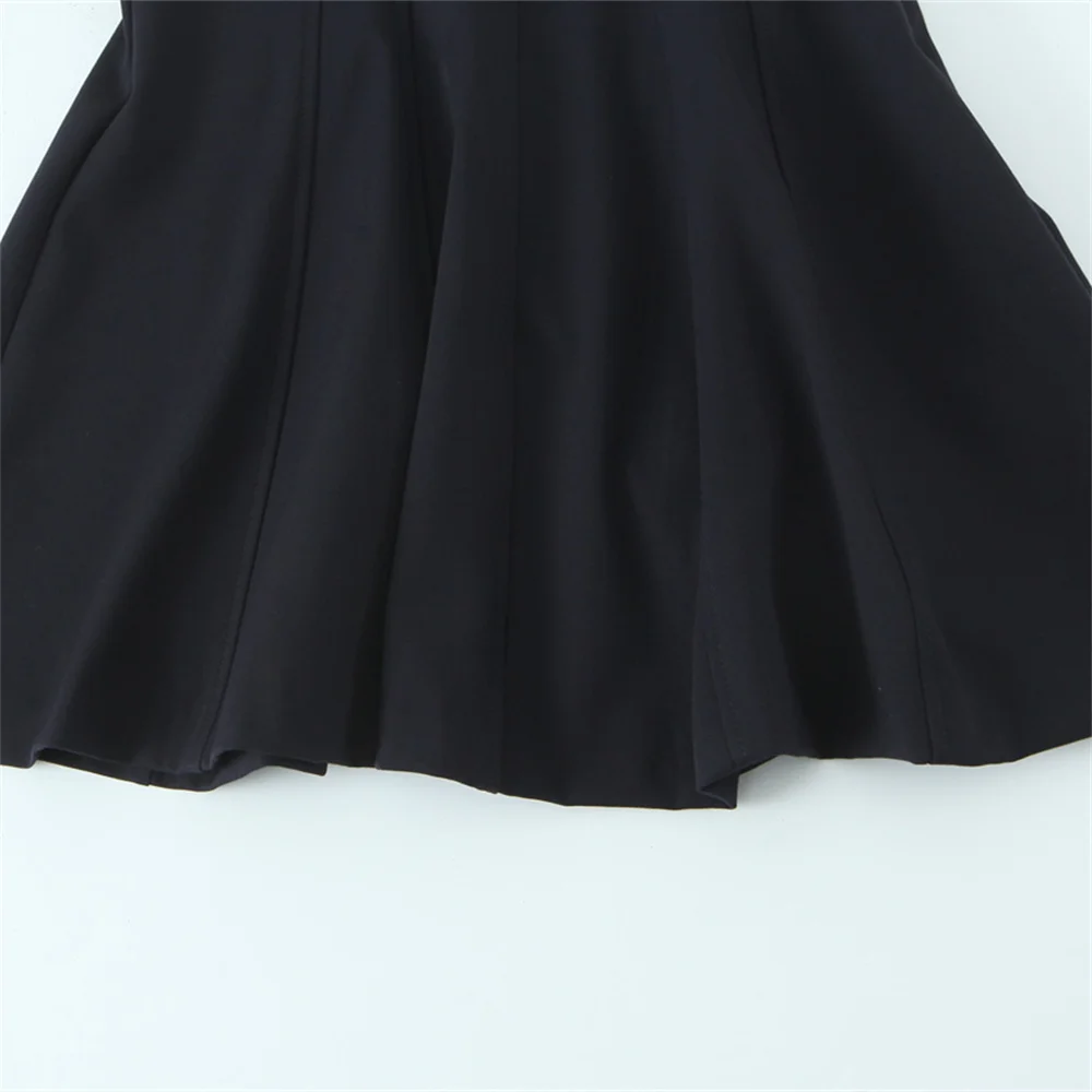 Vestido feminino com alça em camadas e laço, decoração primavera/verão, novo produto casual, roupa feminina