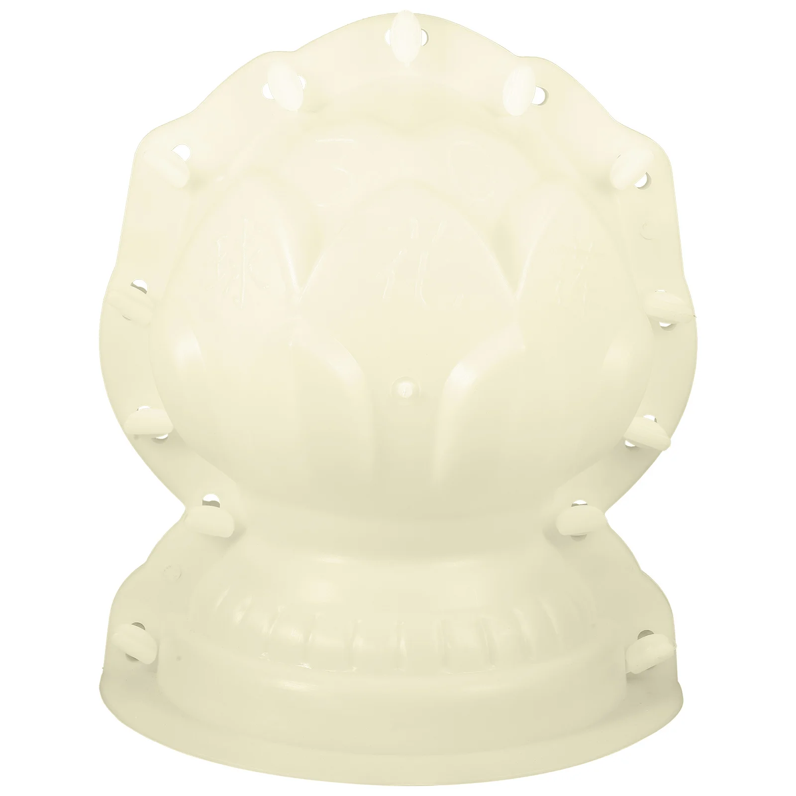 

Decorative Cement Molds for Concrete Balcony Railing Ornament Lotus Shape Good Luck Prosperity DIY Roman Column