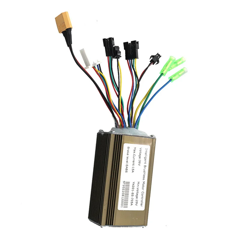 36 فولت 15A فرش السيارات تحكم + شاشة الكريستال السائل مع الإبهام خنق ل 8/10 بوصة سكوتر كهربائي الجبلية ATV تحويل أجزاء