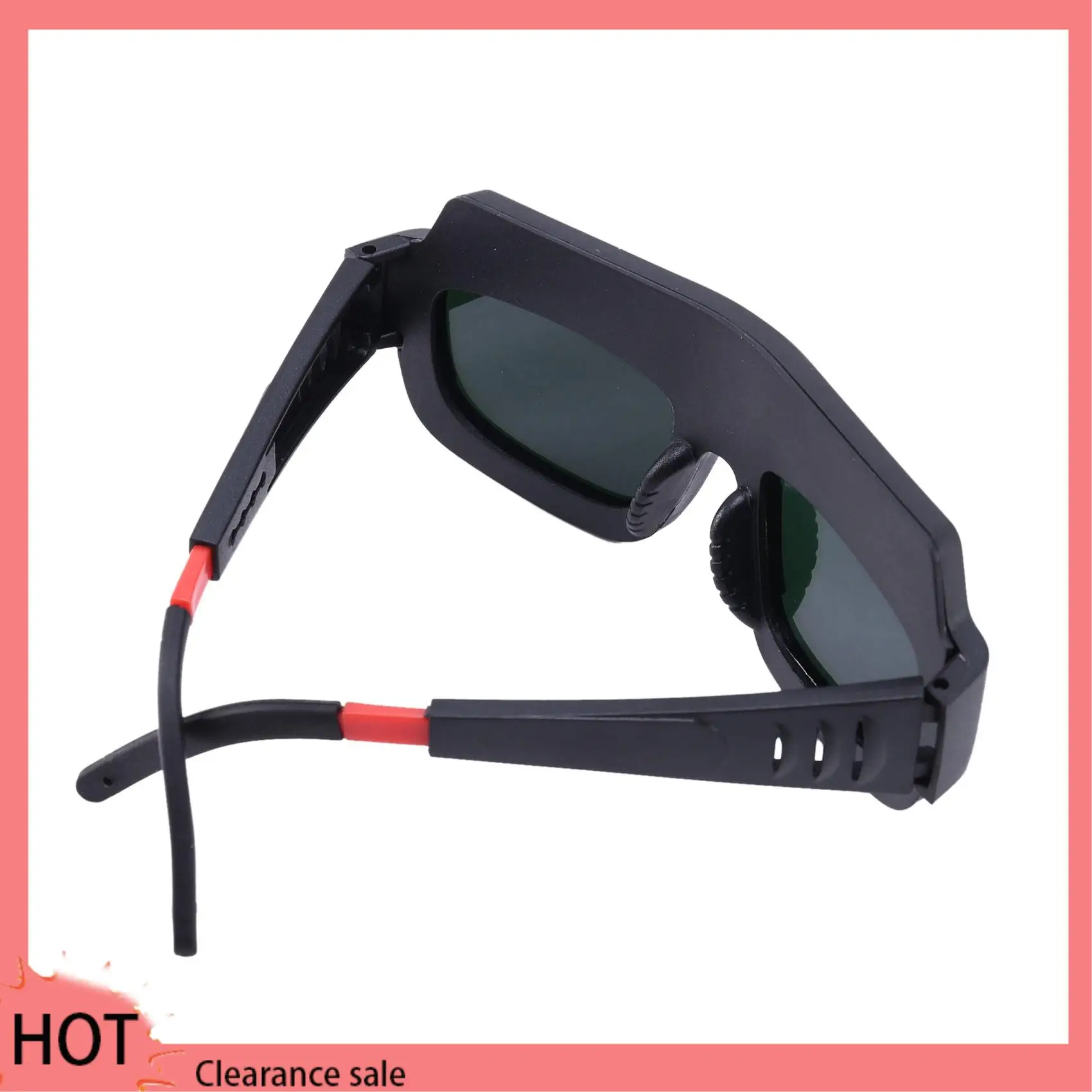 

A88Z 10Pc Solar Powered Auto Darkening Welding Mask Helmet Goggles Welder Glasses Arc Anti-Shock Lens For Eye Protection