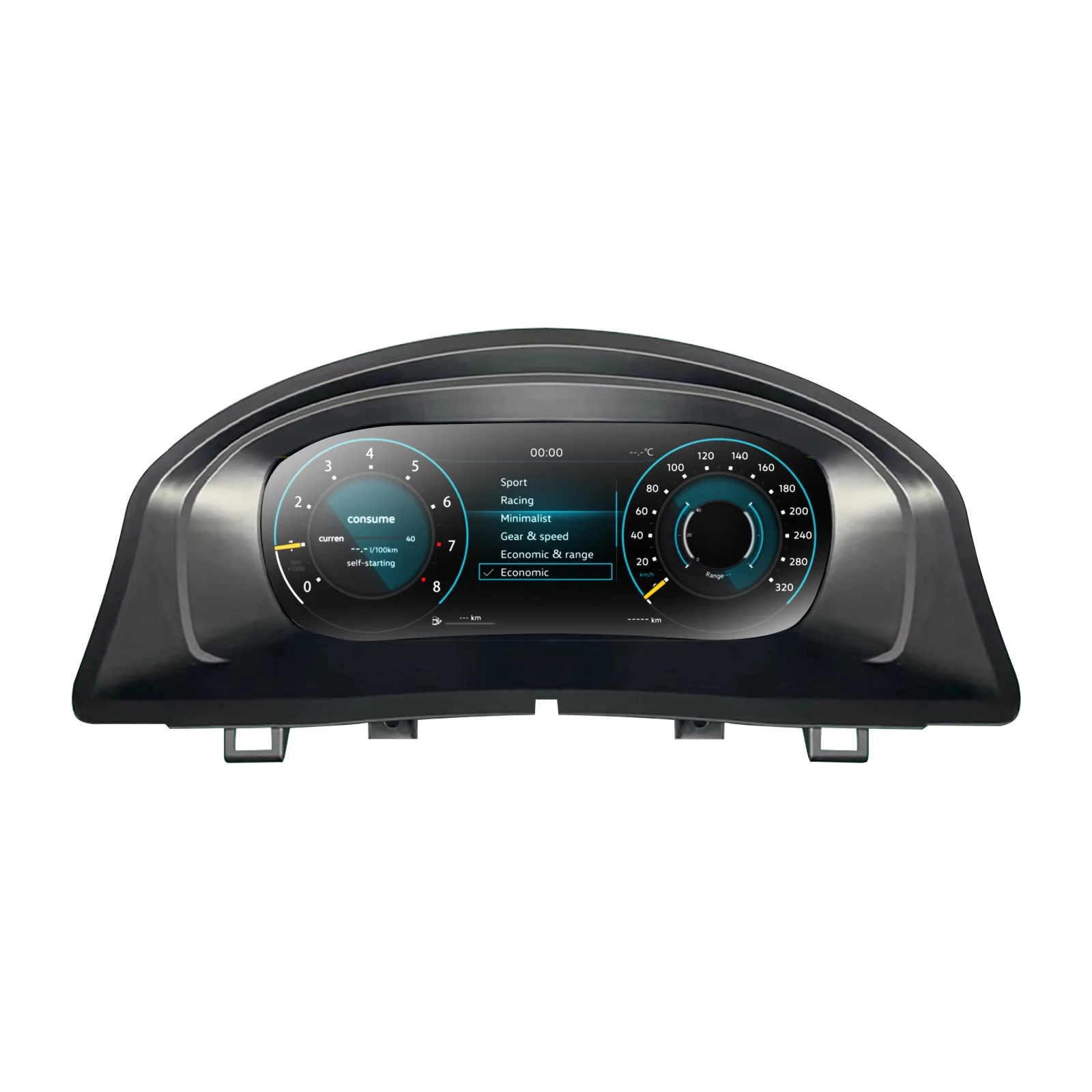 HD-Bildschirm 1920*720 Tachometer Linux LCD Digitales Dashboard für VW Golf 5 MK5 Baujahr 2004-2008 Cluster Auto Instrumententafel Cockpit