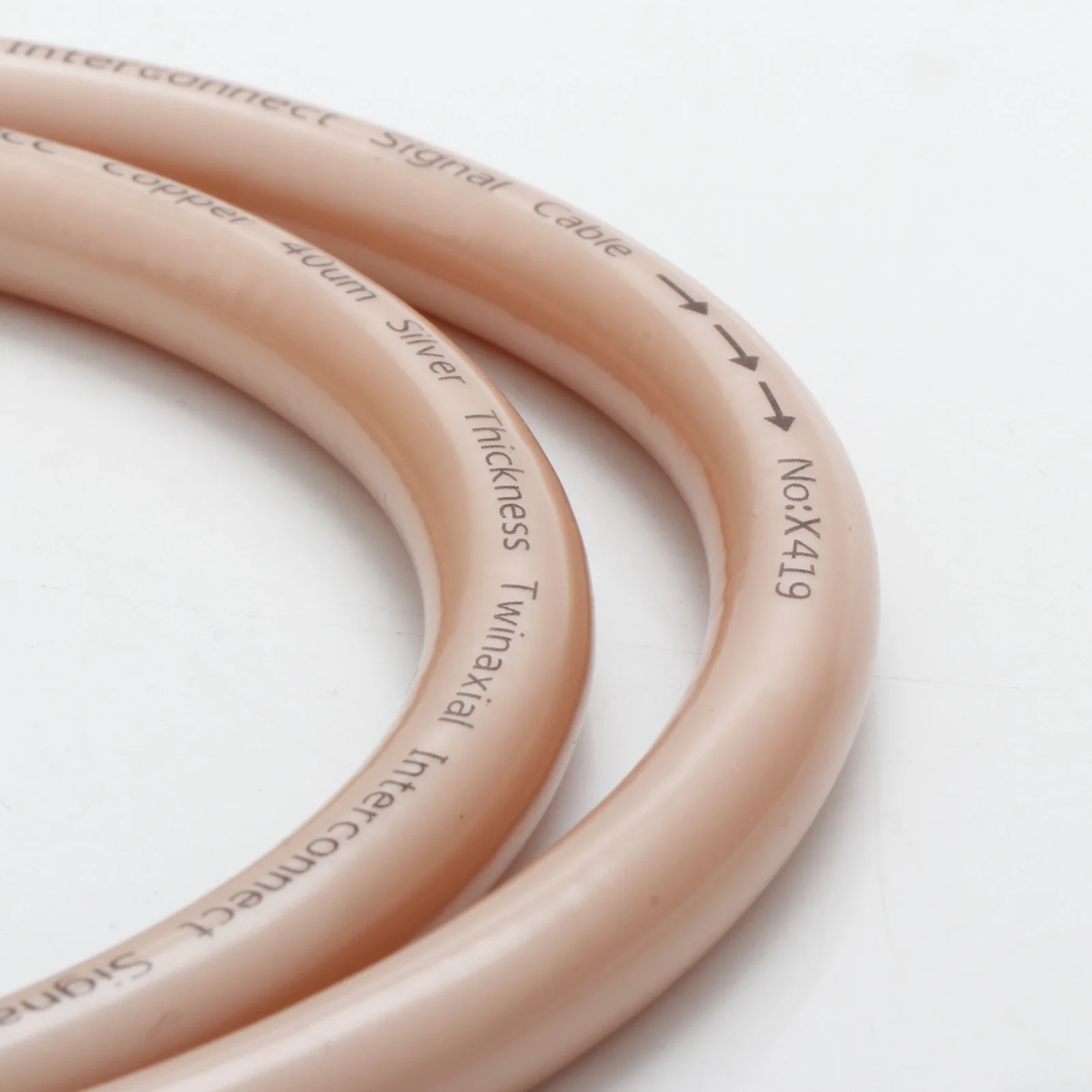 Preffair X419 OCC Медная серебряная пластина Аудио Массовый кабель RCA соединительный кабель Коаксиальный провод аудио-видео удлинительный провод балансировочный кабель