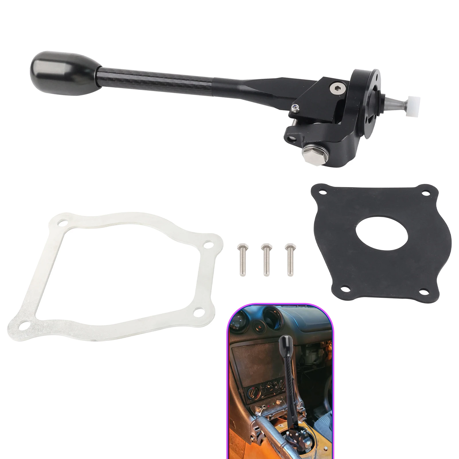 Billet Race Short Shifter Box For Mazda Miata MX-5 NA NB 5 6 Speed Gearbox MX5 19mm IRP Parts with standard H shift pattern