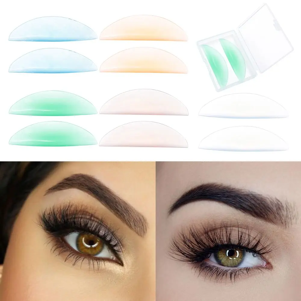 Makeup Accessories Silicone Eyelash Perm Pad Reusable Eyelash Extension Eye Lashes Applicator Tools Silicone Eye Patch Eyelashes