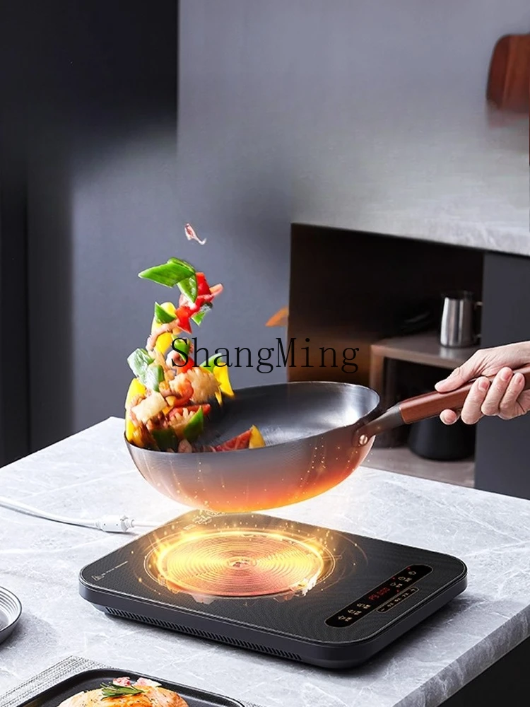 SM nuovo fornello a induzione domestico pentola calda a risparmio energetico leggero e sottile fornello elettromagnetico multifunzionale facile da usare