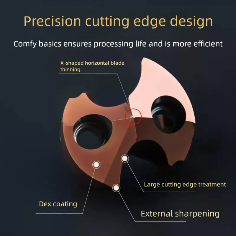 GHZJ TWCD Crown Drill Bit Insert Hard Alloy Blade Tungsten Steel Internal Cooling Drill Bit High Efficiency Drill Bit