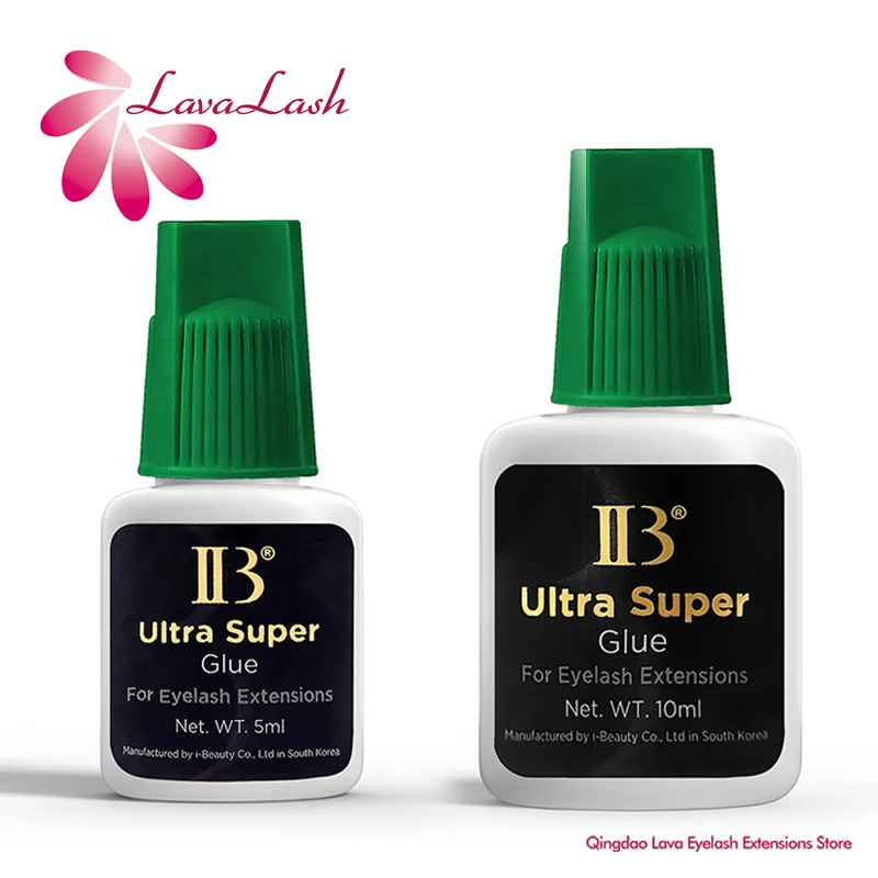 

1 Bottle IBeauty Ultra Super Supplies Glue Individual Fast Drying Eyelash Extensions IB Green Cap 5ml False Colas Makeup Tools