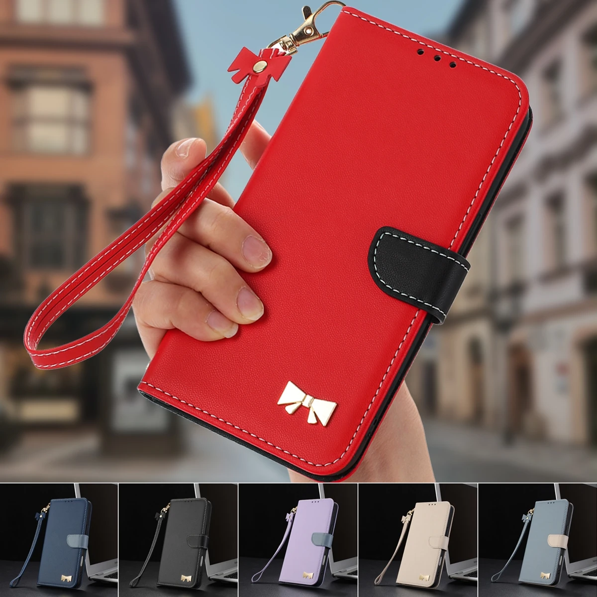 Flip Leder Telefon Fall Für Redmi Hinweis 14 13 12 Pro Plus 14C 13C 12C 11A Turbo 4 Pro a4 A3 Karte Halter Brieftasche Abdeckung Coque Etui