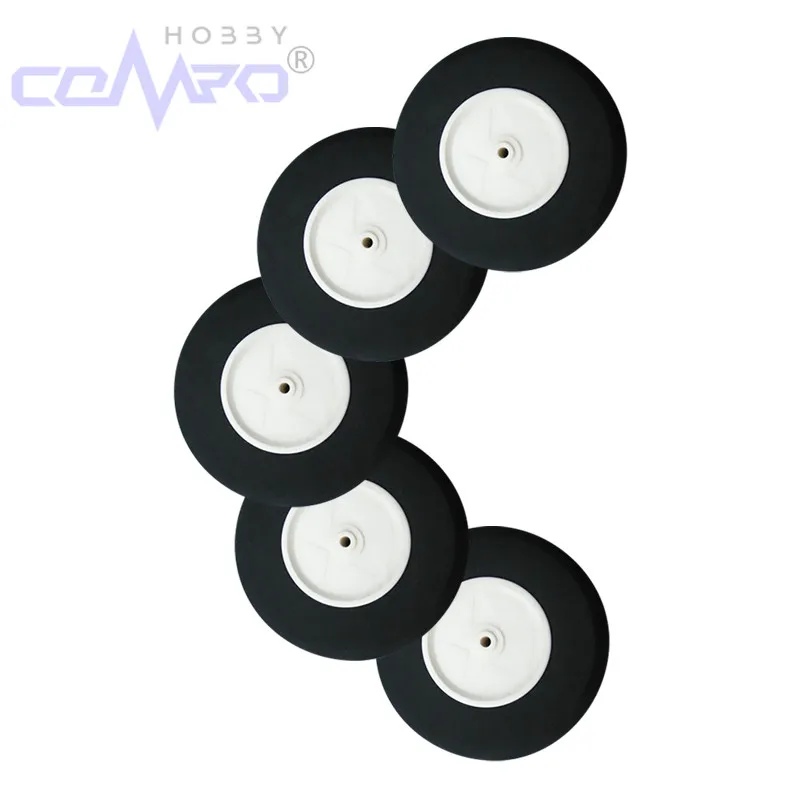 

2Pcs 5Spoke Wheels Dia60-75mm Landing Gear Light Foam WheelsSponge Tire For RC Aircraft Model Accessories