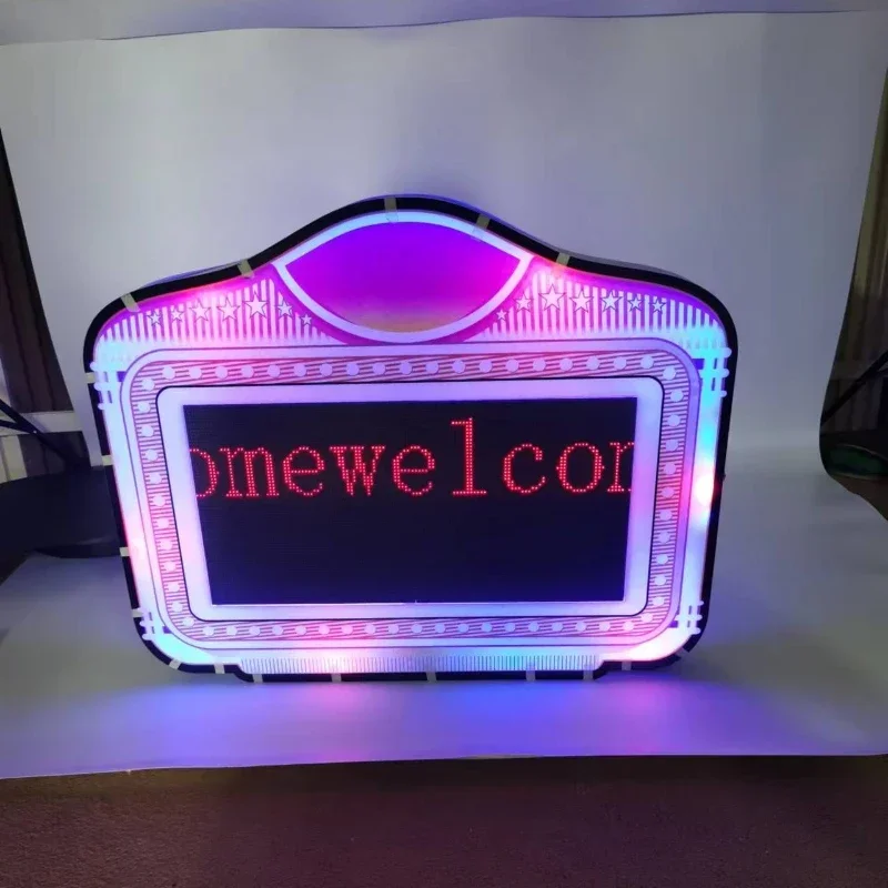 Programmable Led Digital Vip   Bottle Service Presenter APP DIY Message Billboard Sign Wine Display Holder For Nightclub