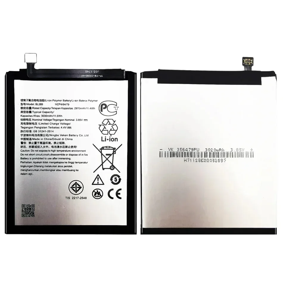 BL267 BL268 BL272 BL273 BL288 BL289 Battery For Lenovo Vibe ZUK Z2 K6 Power K33A42 K6 Note 5 Z5 L78011 L78012 K5 Play Batteries