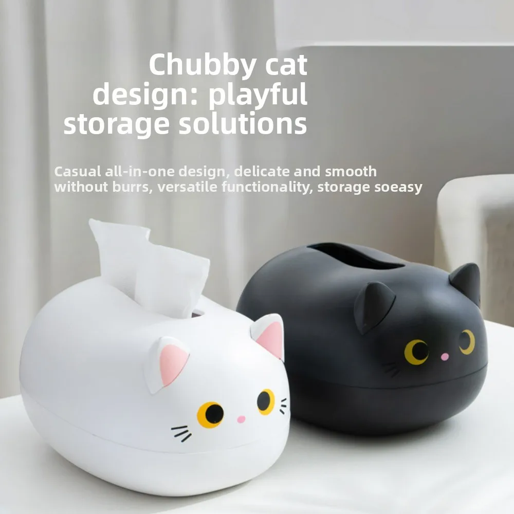 

Premium Multi-Function Tissue Box with Toothpick Holder - Cute Cartoon Design for Living Room Dining Table Kitchen & Bathroom