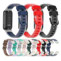 Strap For Fitbit Inspire 3 Smart Watch Watchband Dual Color Design Wrist Band Premium Silicone Fitness Tracker