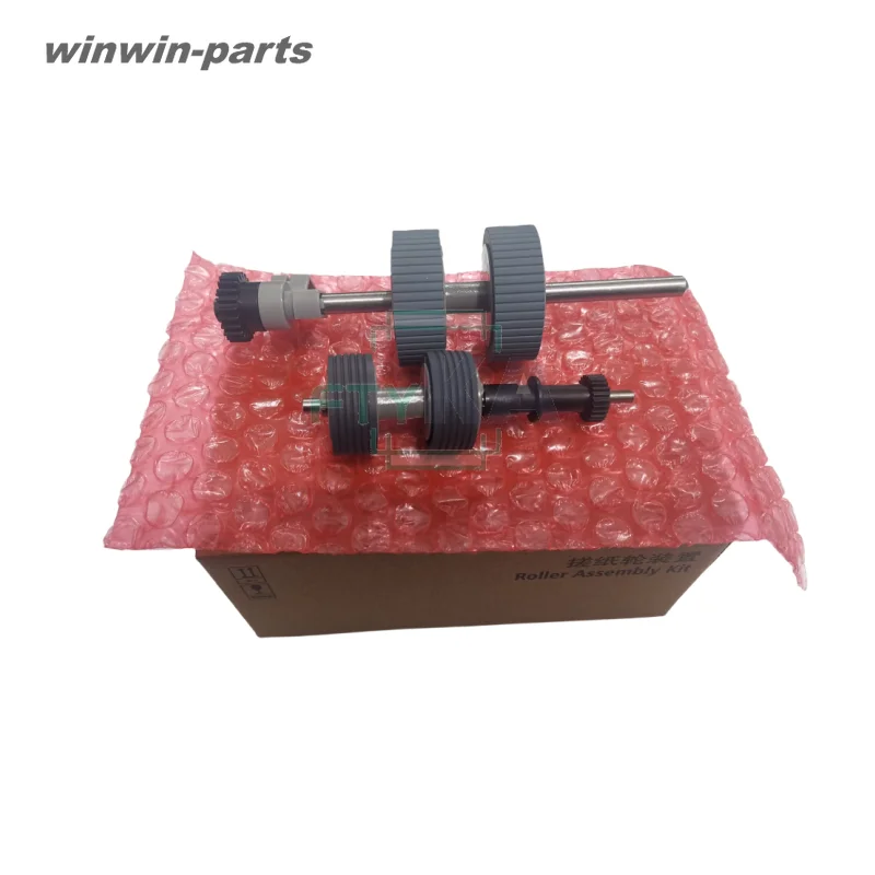 5sets Box Packing PA03540-0001 PA03540-0002 Brake Pick Roller with Axle for Fujitsu Fi6130 Fi 6130Z 6230 6140 6240 6125 6225