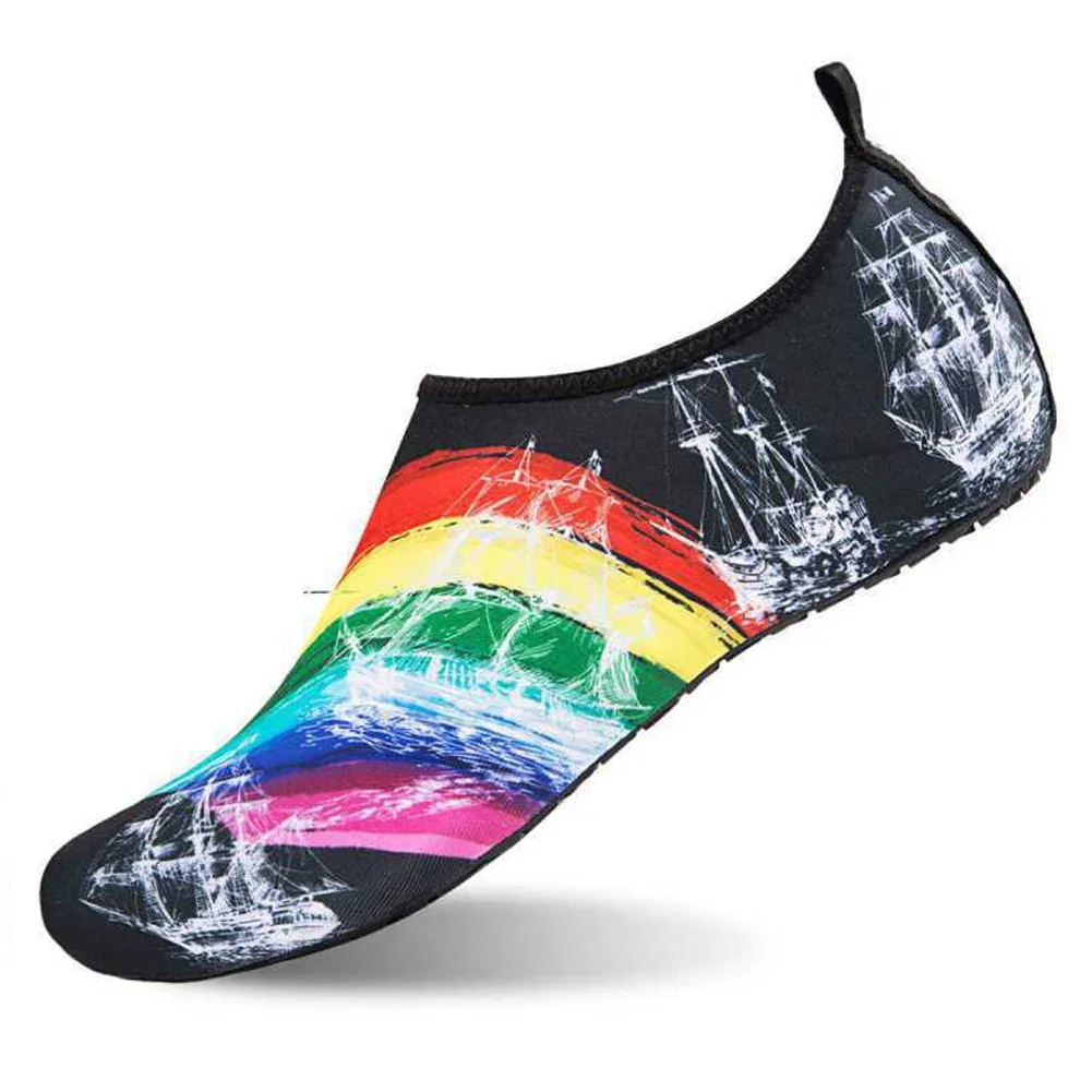 Calcetines de natación para deportes acuáticos para hombre, mujer y niño, finos, con múltiples impresiones, antideslizantes, para Fitness, Yoga, baile, natación, Surf, buceo, zapatos subacuáticos