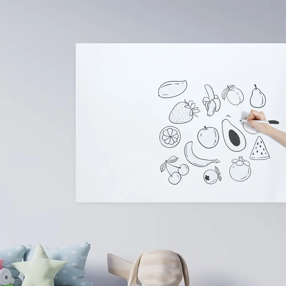 Premium Dry Erase Wallpaper Sticker – Large Removable Whiteboard for Home, School & Office Learning