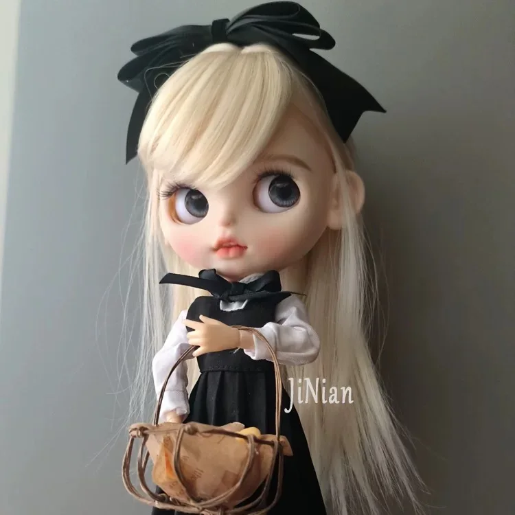 

ICY Blyth Doll Headwear Accessories Simple Fashion Classic Bow Hairband For 19 Joints OB24 Blyth Doll Dress Up Headdress