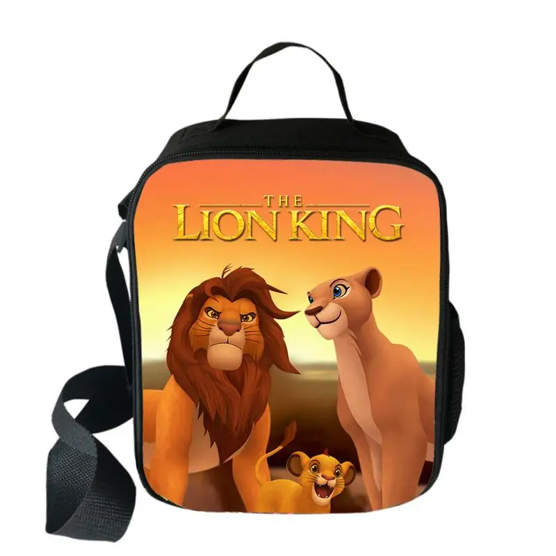 Hot Disney The Lion King Lunch Bags cibo per studenti scatola per il pranzo isolata portatile ragazzi ragazze Cartoon bambini scuola pranzo borse