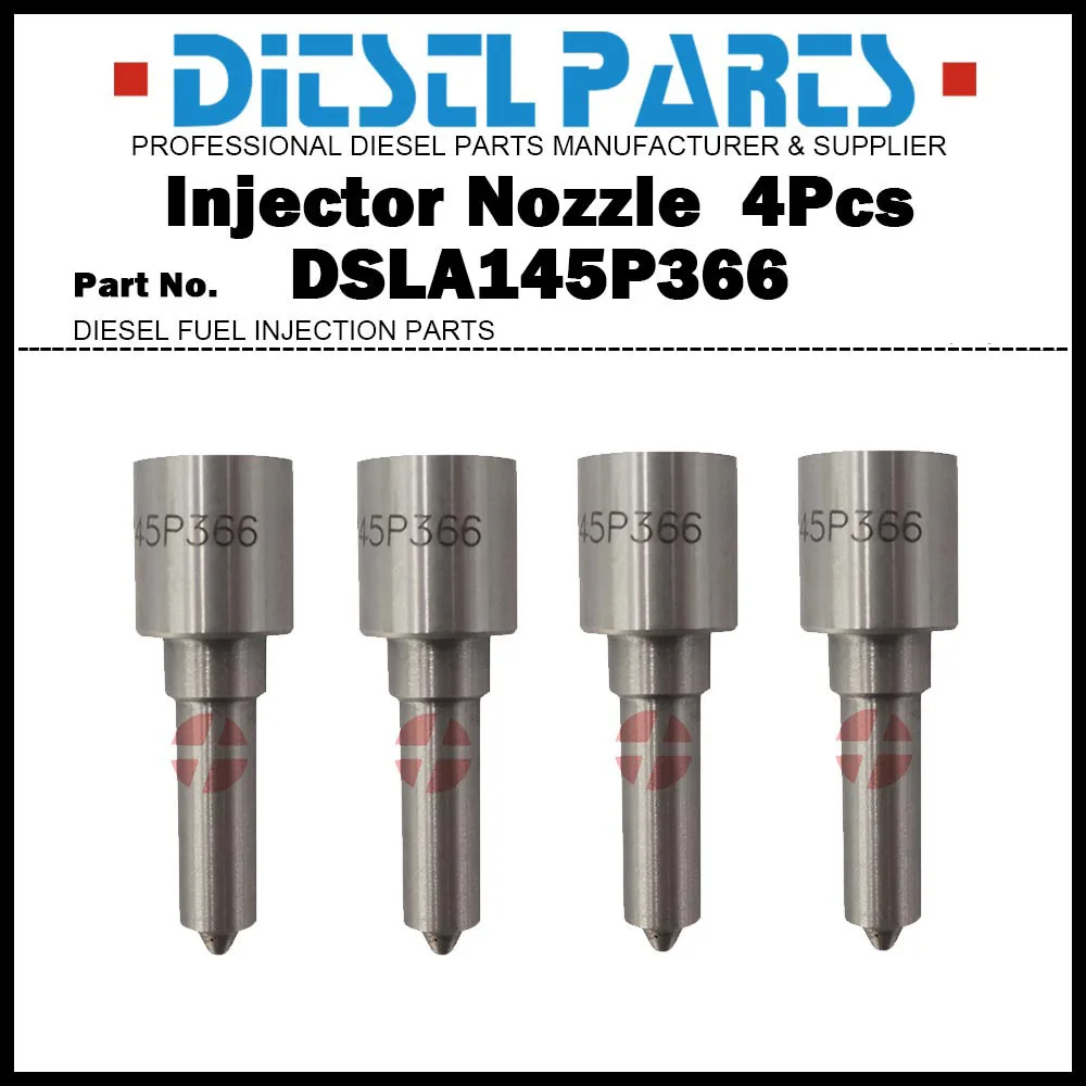 4Pcs Diesel Fuel Injector Nozzle DSLA145P366 for Ford Ranger 2.5TDI Land Rover Defender Discovery 300TDI ERR3339 BF5T-9F593-AA
