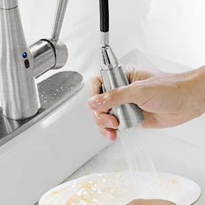 Touchless Smart Kitchen Sink Faucet, Monitoramento da Qualidade da Água, Pull Down Kitchen Tap, Sensor Infravermelho