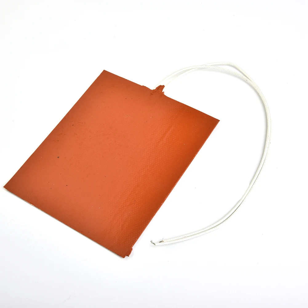 1 pcs Heating pad 100 * 120MM 12V Antifreeze Bed Heater Safe Silicone rubber Soft Warmer Water tank Waterproof