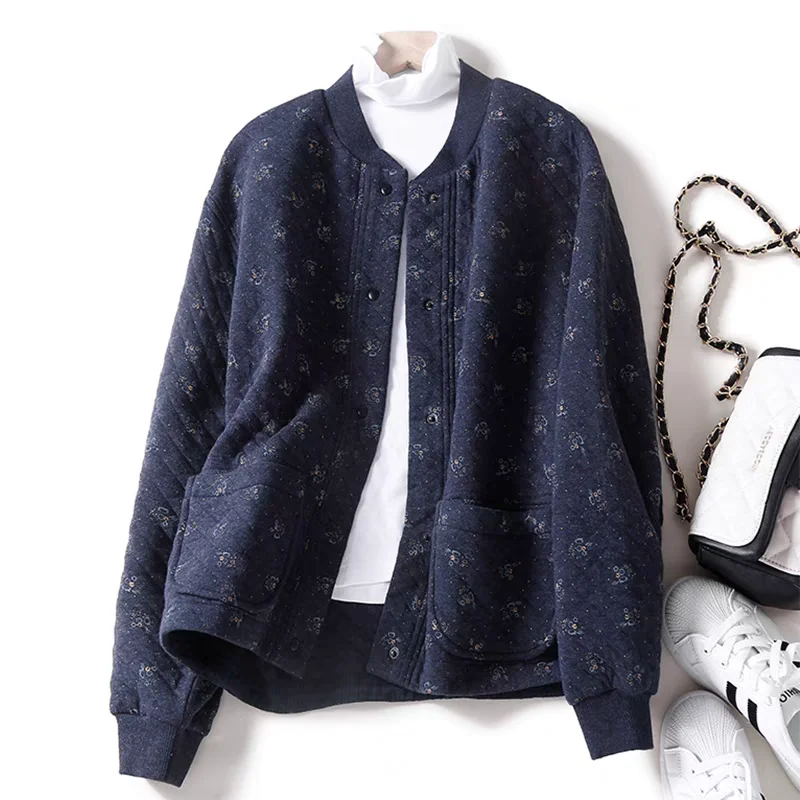 

Faionable Warm Baseball Jaet for Women Autumn Winter New Sle Casual Sweatirt Large Size Top Cotton Coat Sli Trendy