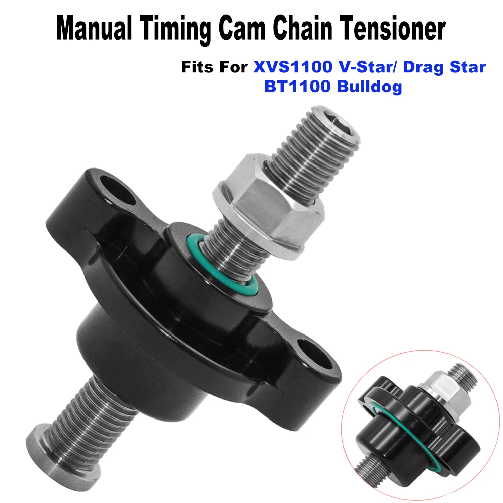 

Manual Timing Cam Chain Tensioner Adjuster For Yamaha Bulldog BT1100, XVS1100 Drag Star / V-Star -Ref.OE 5EL-12210-00-00 / 01-00