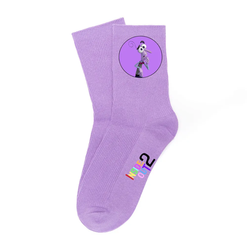 Inside Out 2 calzini da donna New Disney momanity ansia Envy Anime Kawaii Cute Sockses accessorio sportivo decorazione regalo vendite calde