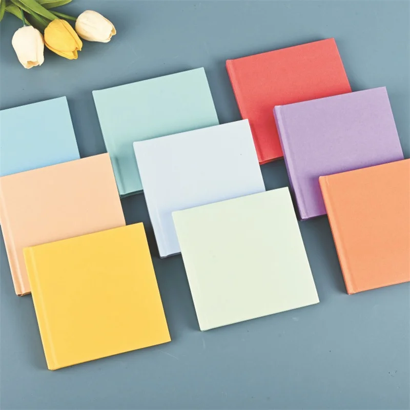 Sketchbook Colored Square Drawing Book Hand Accout Book Thickened Children Painting Graffiti Book Pocket Mini Notepad Wholesale