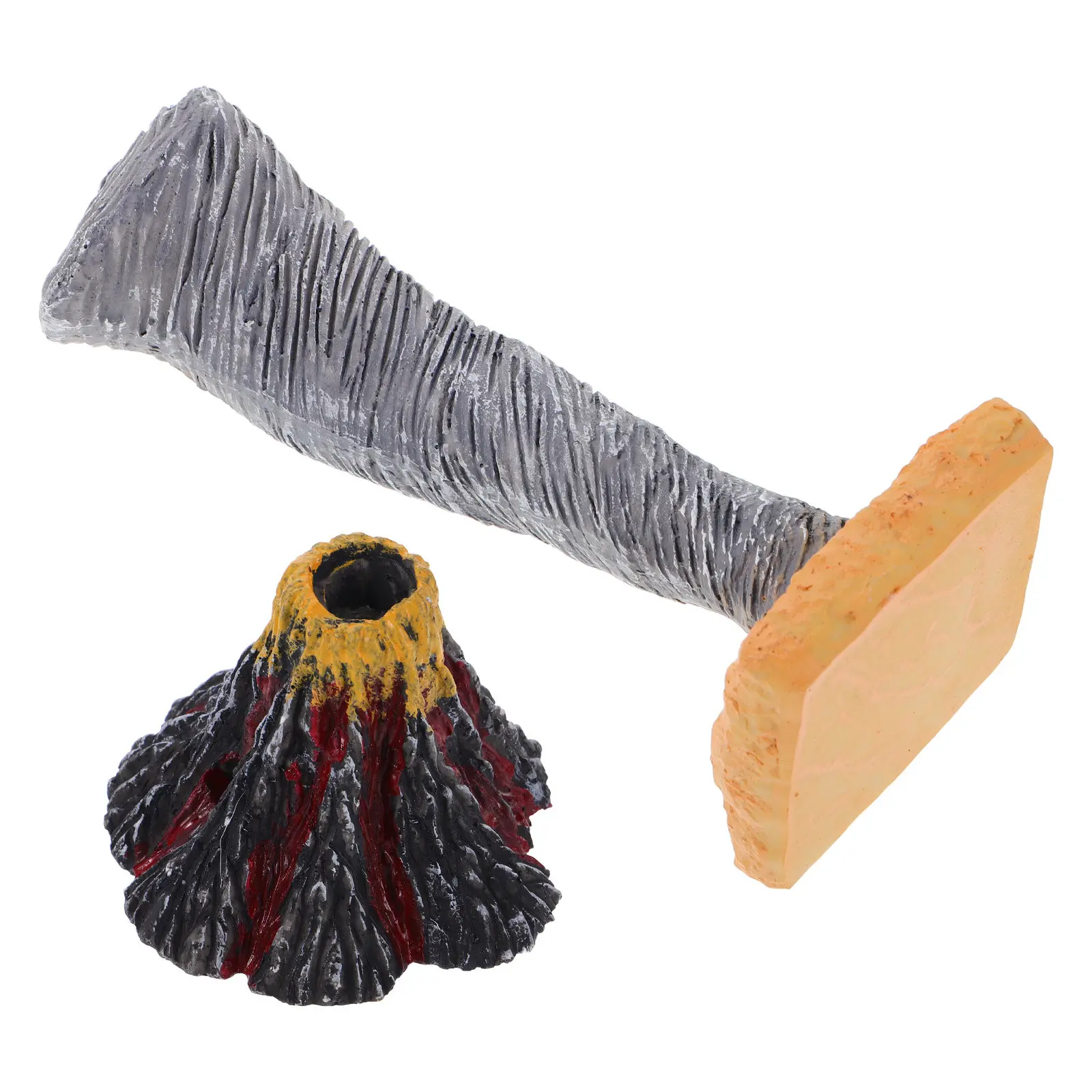 

2Pcs Realistic Natural Disaster Simulation Kit Volcanic Eruption Tornado Sand Table Tool for Home School Science