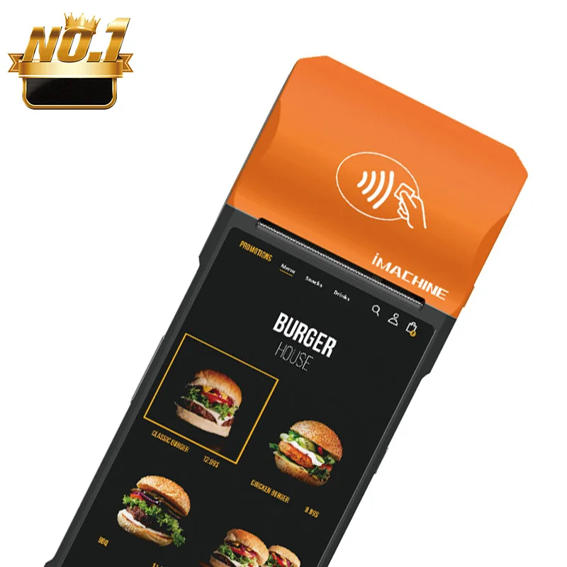 

Android 13 4G Mobile POS Terminal 6 Inch FHD Touch Screen RFID NFC Reader 2+16GB RAM 2450mAh Battery OEM Bluetooth WiFi