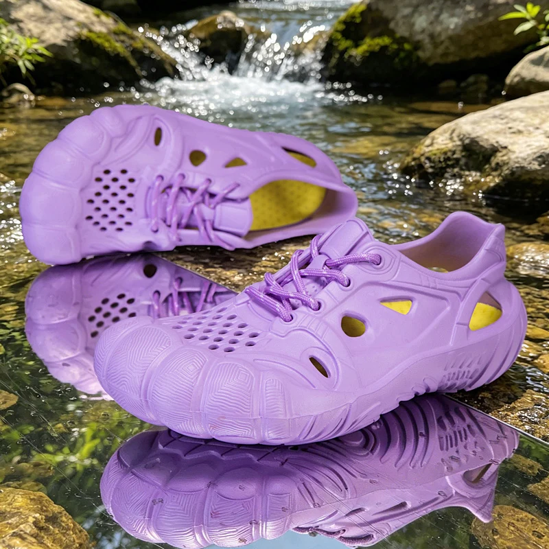 Men's Trendy Eva Sandals Summer Man Outdoor Wear Thick Bottom Non-slip Breathable Cool Shoes Beach Shoes Men Fishing Waterproof