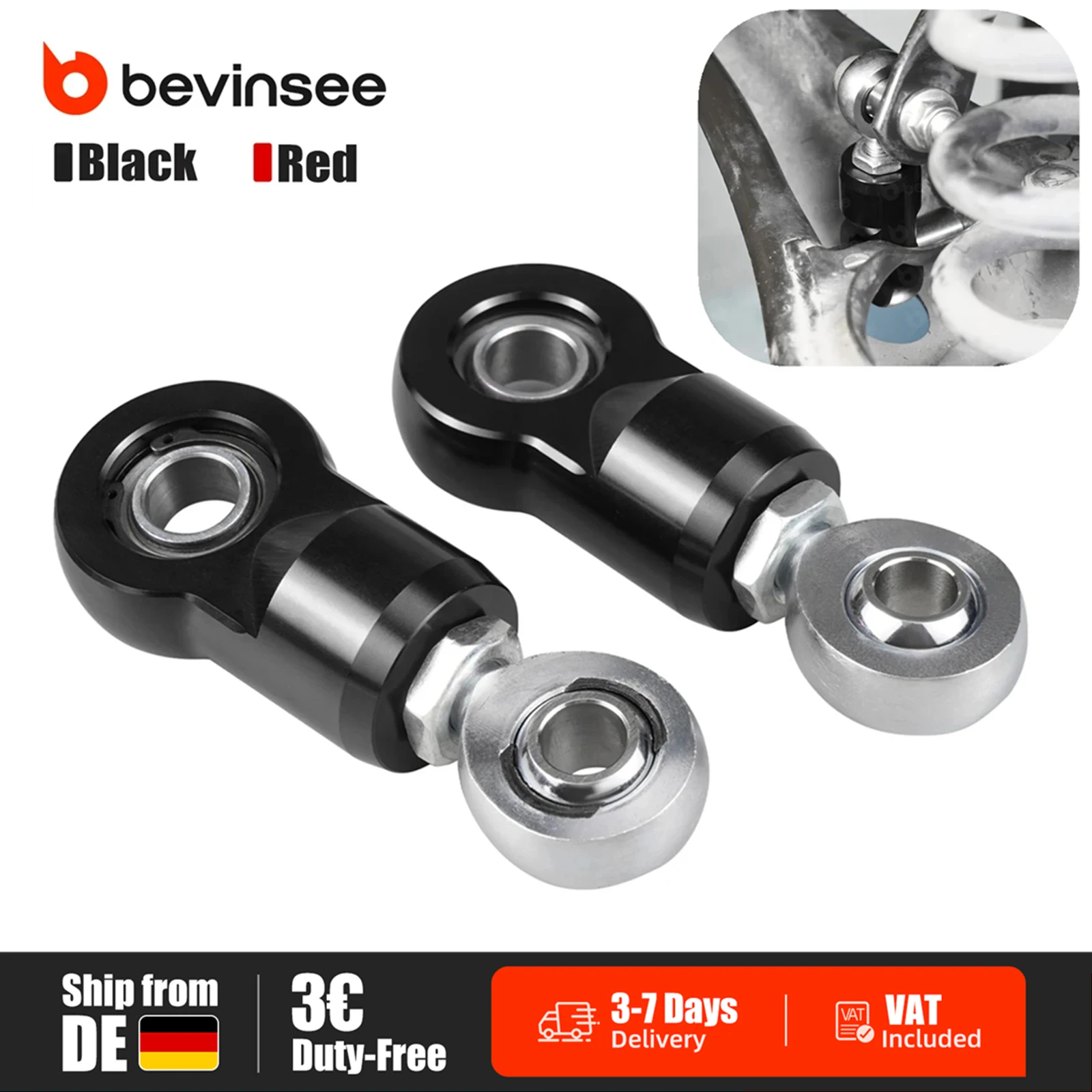 (Stock UE) Barre Stabilizzatrici Posteriori Regolabili per VW Golf 7, Passat B8, Tiguan MK2, Audi A3 TT Q3, Seat Leon 5F
