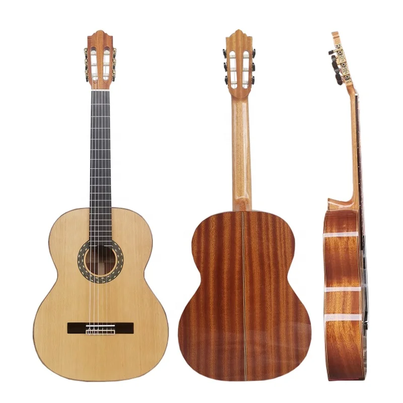 Aiersi brand good sound students guitar Spanish method guitar neck and fan bracing classical guitars musical instruments