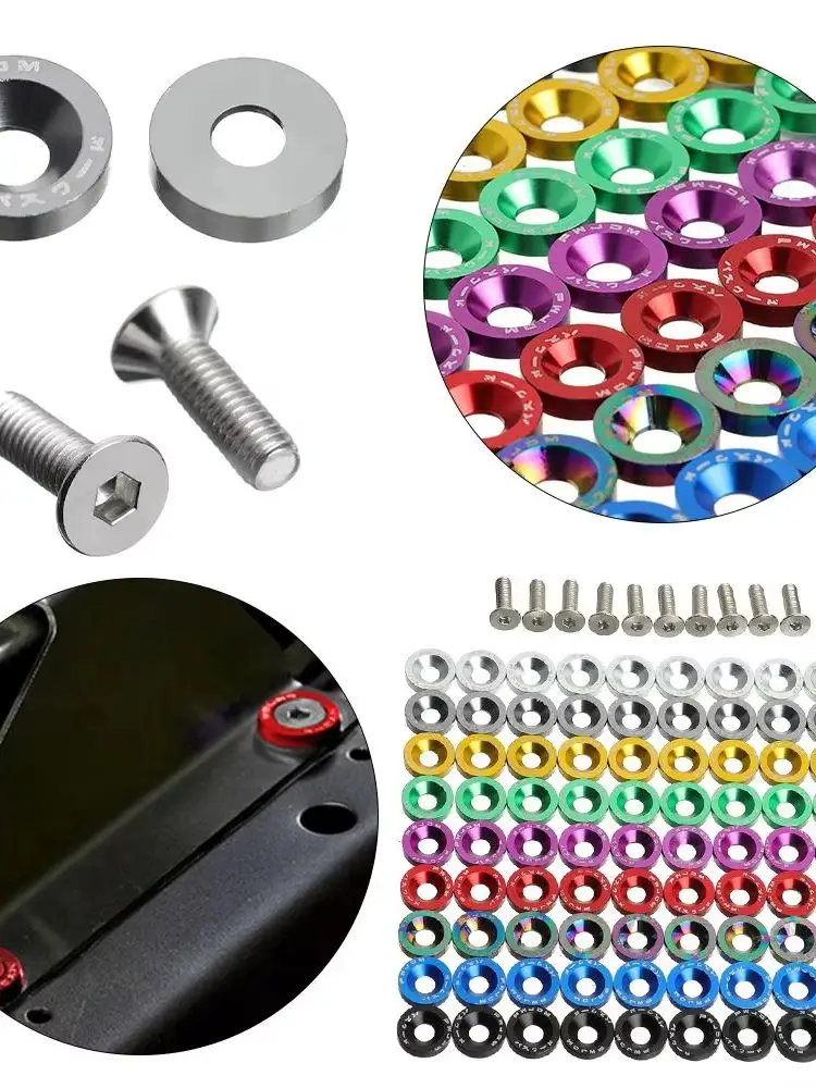 10 Stück 9 Farben Ultra Zero für Dualtron 123 Scooter Befestigungsschrauben Lenkerschrauben Dekorative Autoschrauben Schraubenscheiben – Detail 7