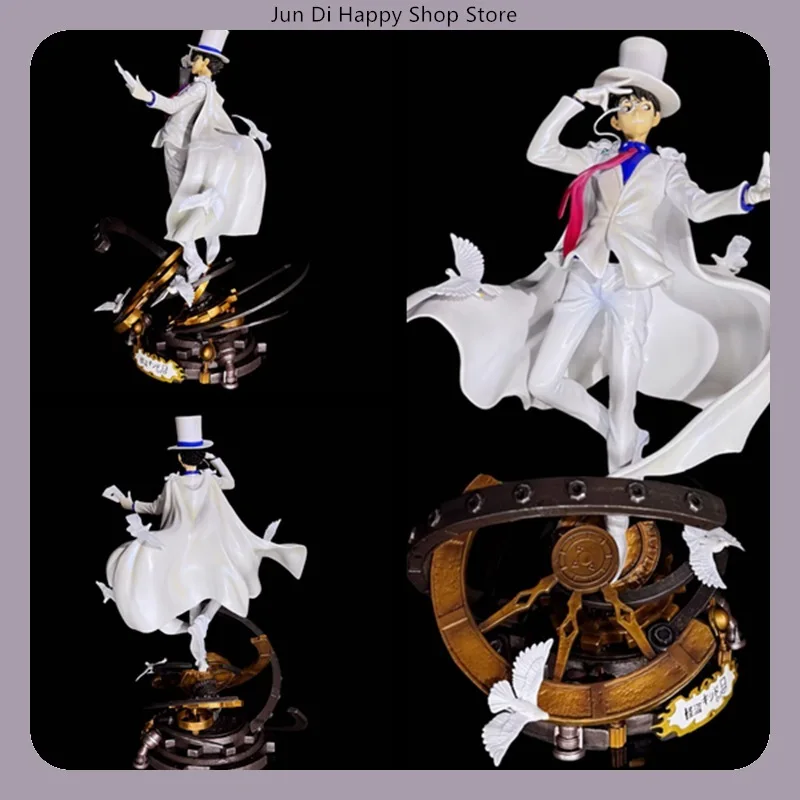 

37cm Detective Conan Kaito Kid Performance Time Interchangeable Hands Anime PVC Figure Statue Gift​