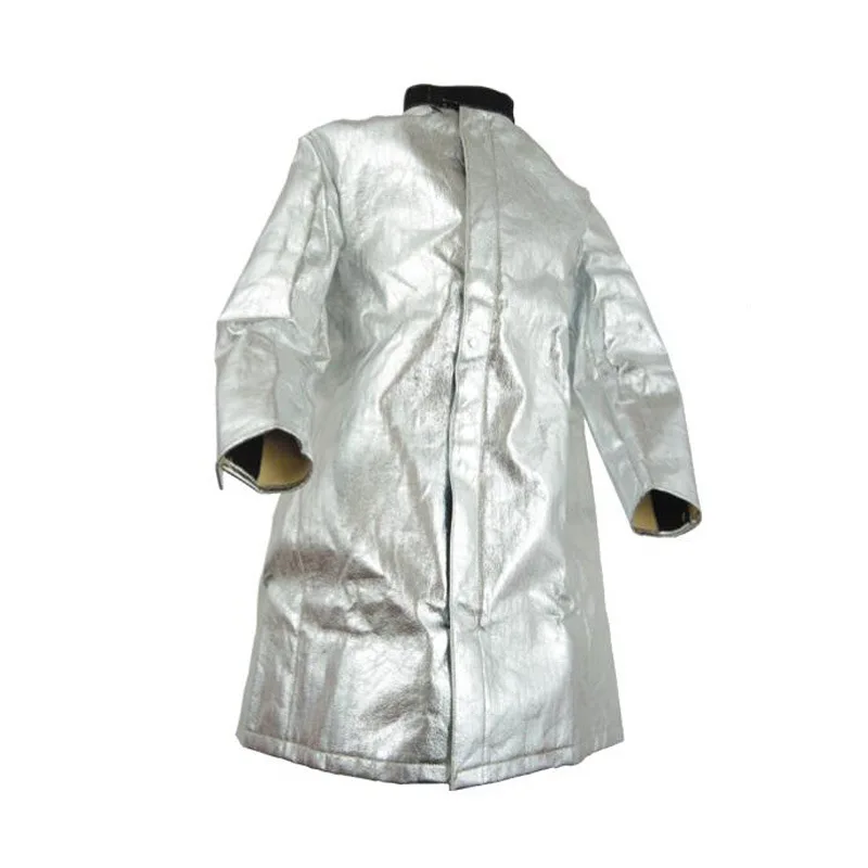 

Изоляционный плащ 1410113.46 Теплоизоляционный длинный плащ с алюминиевым покрытием Тепловое излучение 1000 градусов Цельсия