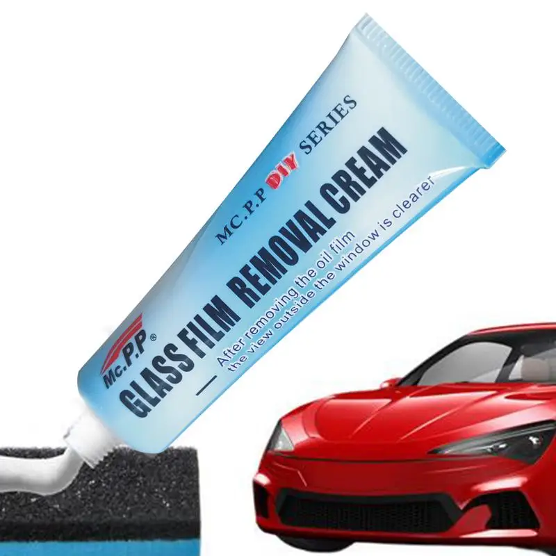 

Car Glass Oil Film Removing Paste Deep Cleaning Polishing Glass Cleaner For Auto Windshield Home Streak-Free Shine Glass Cleaner