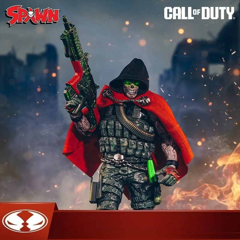 

【In Stock】McFarlane 1/10 Scorched Spawn Articulated Action Figure Toy