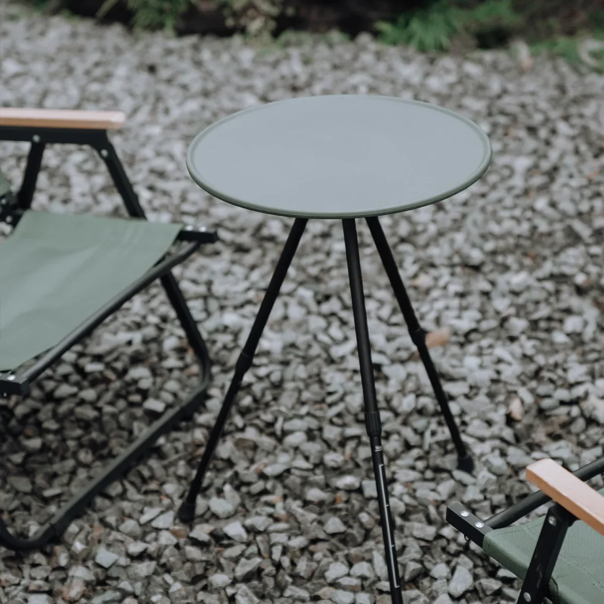 Outdoor Aluminum Alloy Table Folding Round Table Self-Driving Travel Equipment Supplies Portable Picnic Camping Table