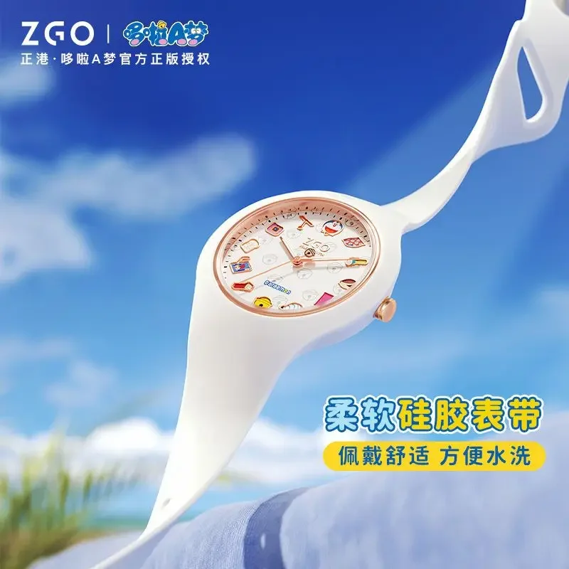 ZGO Animation Series Watch Female, Luminous Pointer Test Special Student Electronic Quartz Watches