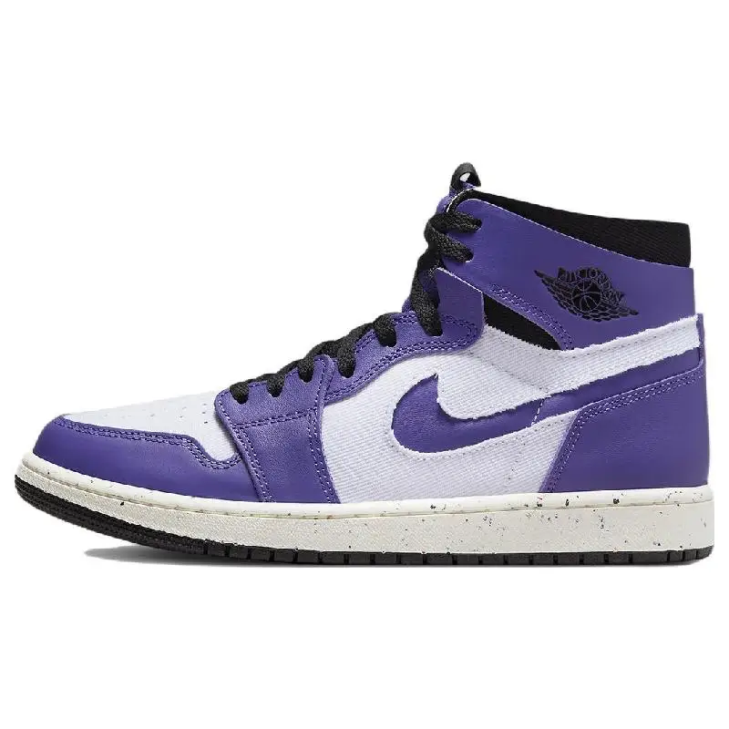 Nike Jordan 1 High Zoom Air CMFT Crater Purple Sneakers shoes CT0978-501 With Original Box